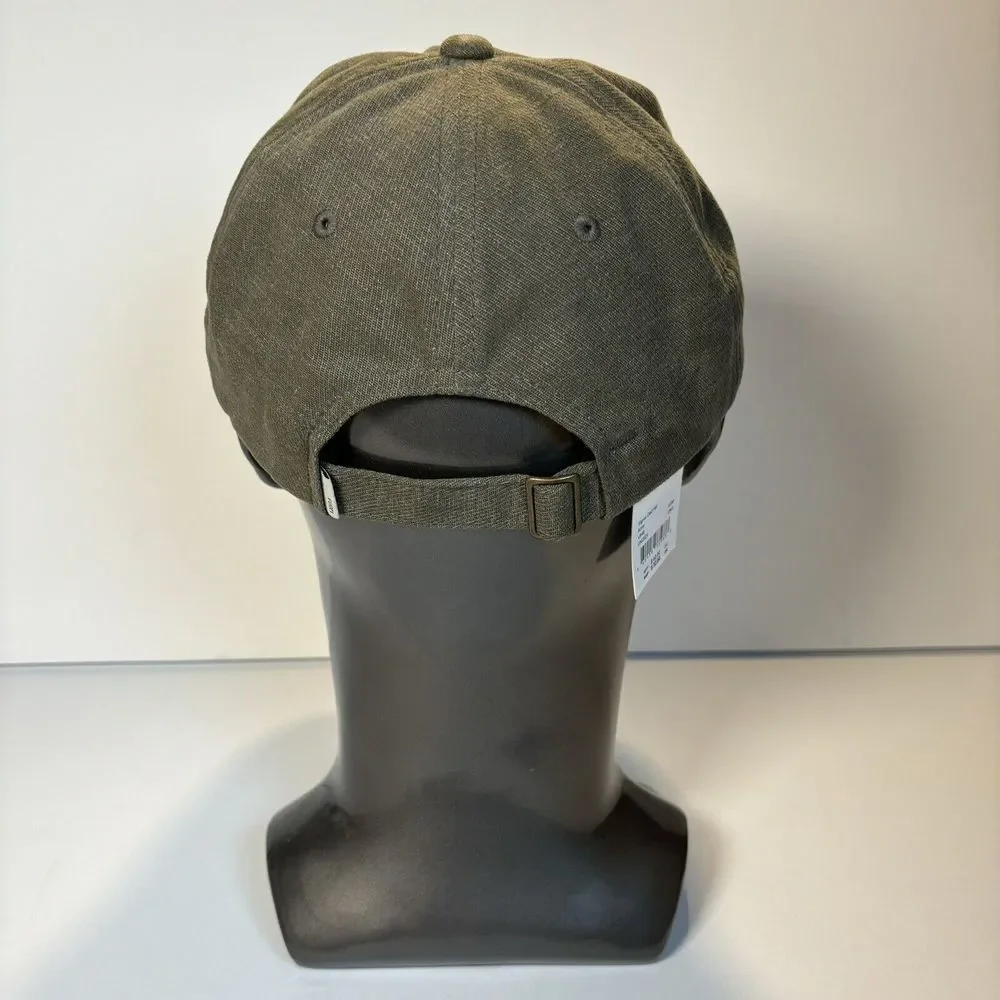 Vuori Ball Cap Unisex BackStrap  Army‎ Green Logo Embroidered Tags Travel Hike